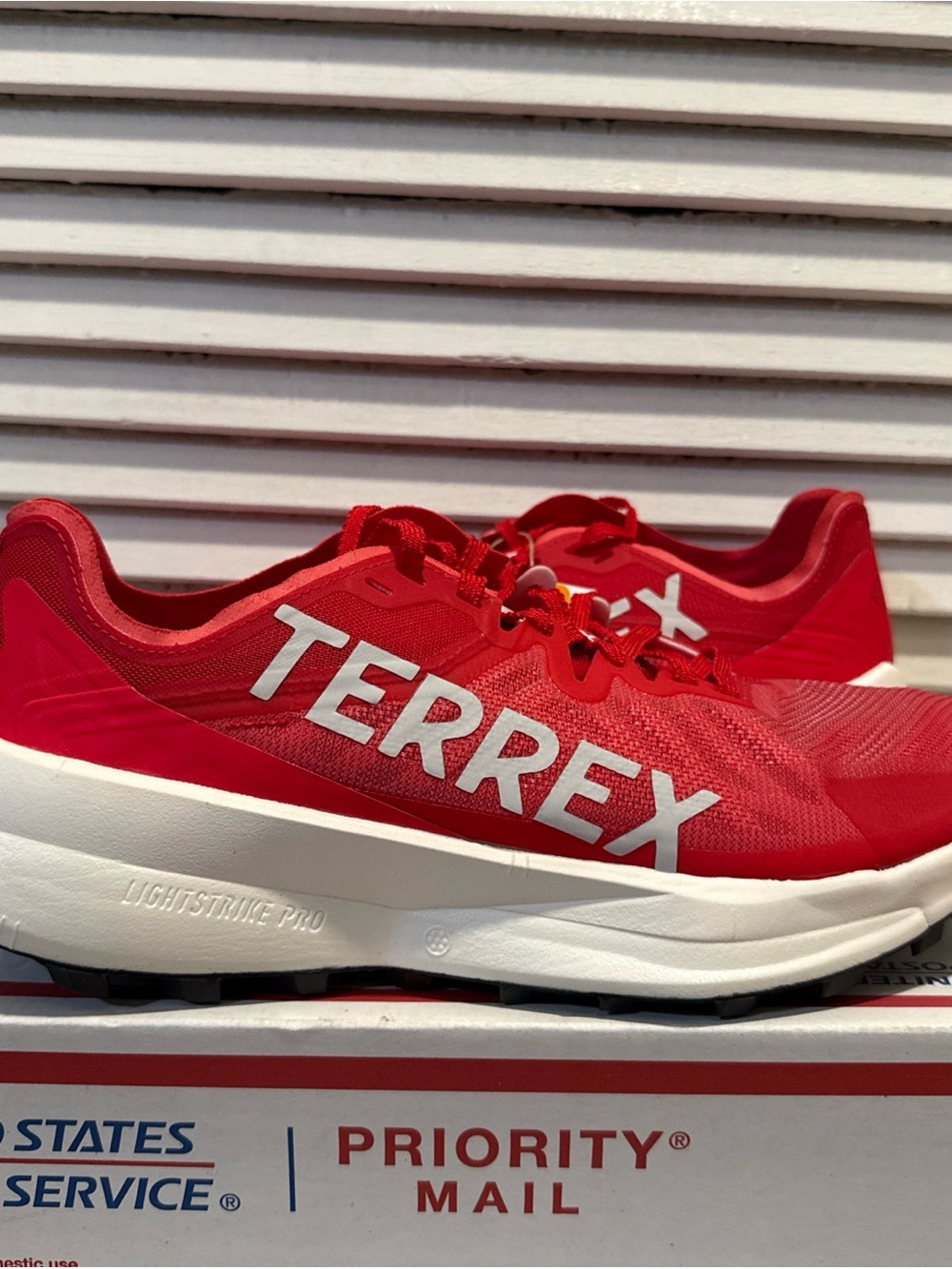 New Adidas Terrex Agravic Speed Trail Running Shoes Red Men’s Sizes JR4029